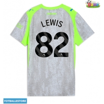 Manchester City Rico Lewis #82 Tredjedrakt Dame 2025-26 Kortermet